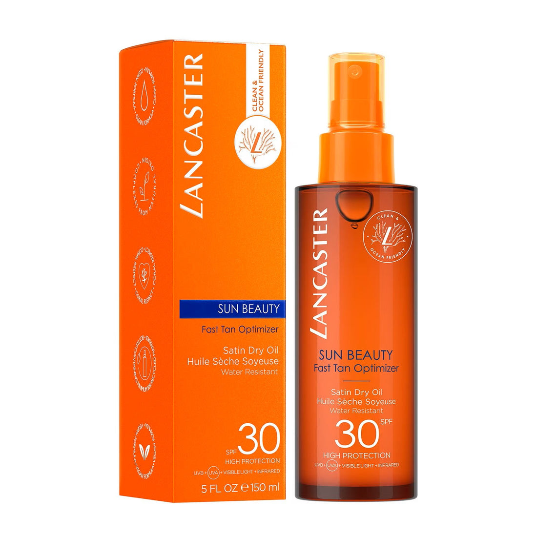 SUN BEAUTY - Bronzlaşmayı Hızlandıran Kuru Yağ Spreyi SPF 30