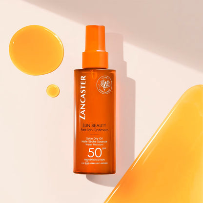 SUN BEAUTY - Bronzlaşmayı Hızlandıran Kuru Yağ Spreyi SPF 50