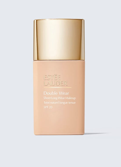 Double Wear Sheer Işıltı Ve Nem Etkili Hafif Dokulu Fondöten SPF 20